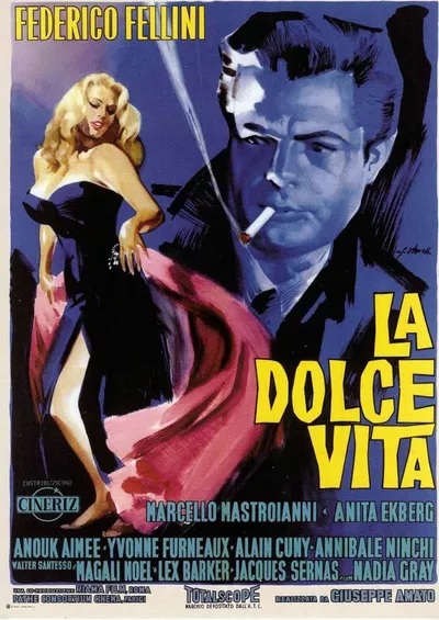 Poster für den Film La dolce vita - Das süße Leben