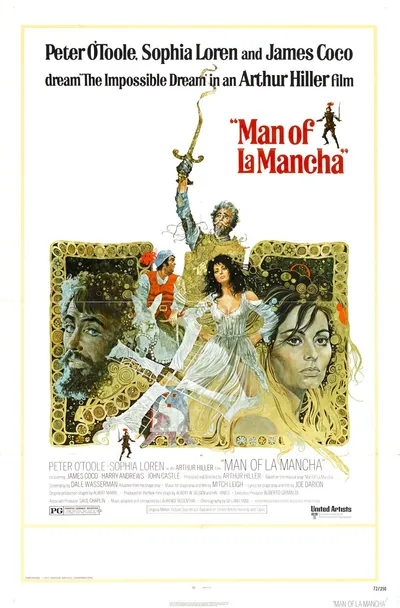 Poster für den Film Der Mann von La Mancha