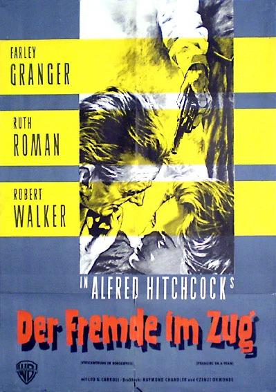 Poster für den Film Der Fremde im Zug