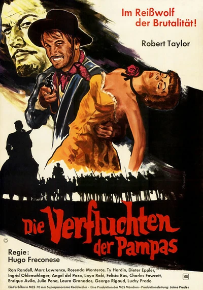 Poster für den Film Die Verfluchten der Pampas (70mm)