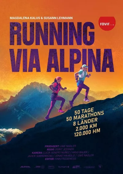 Poster für den Film Running Via Alpina