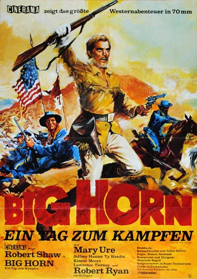 Poster für den Film Big Horn - Ein Tag zum Kämpfen (70mm)