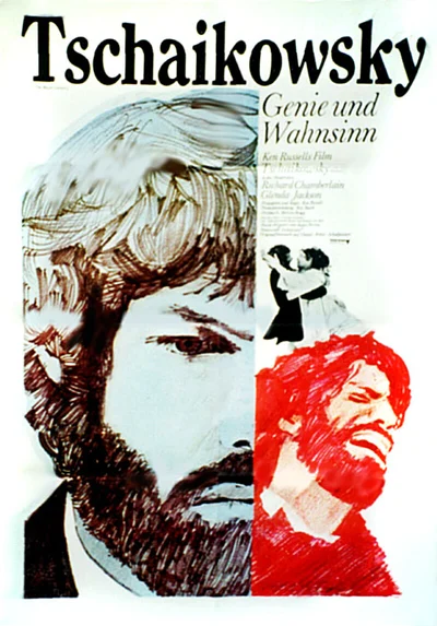 Poster für den Film Tschaikowsky - Genie und Wahnsinn (35mm)