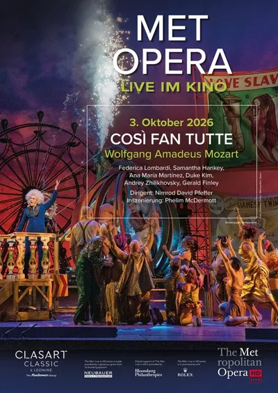 Poster für den Film Met Opera 2026/27: Wolfgang Amadeus Mozart COSÌ FAN TUTTE