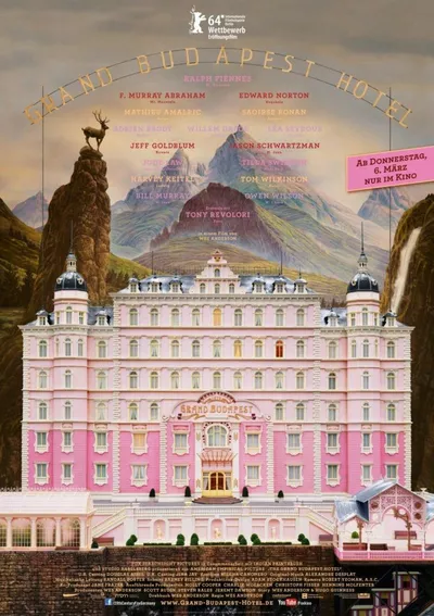 Poster für den Film Grand Budapest Hotel (OmU)
