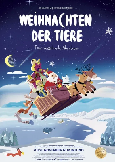 Poster für den Film Weihnachten der Tiere