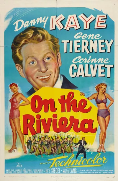 Poster für den Film An der Riviera