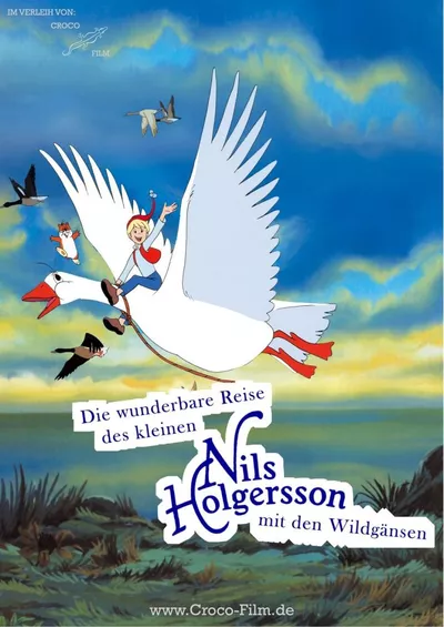 Poster für den Film Die wunderbare Reise des kleinen Nils Holgersson mit den Wildgänsen